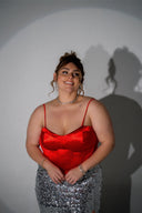 CHERRY Lace Up Corset Top