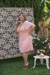 JANE Pink Floral Print dress