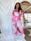 ON THE GO Pink Tie Dye 3 Pc Set